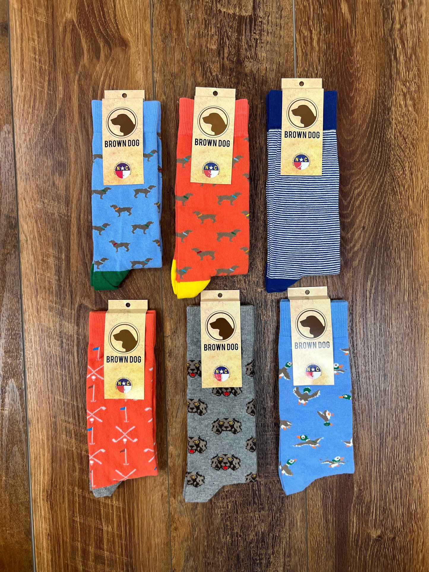 Brown Dog Socks