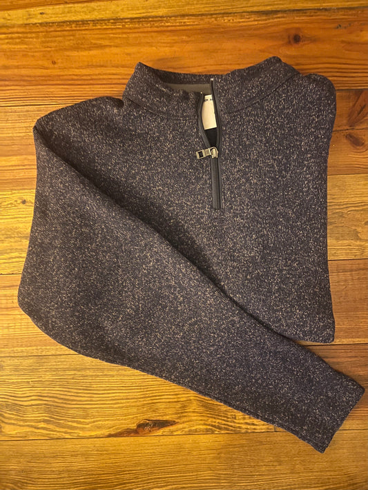 Navy Speckled Pullover