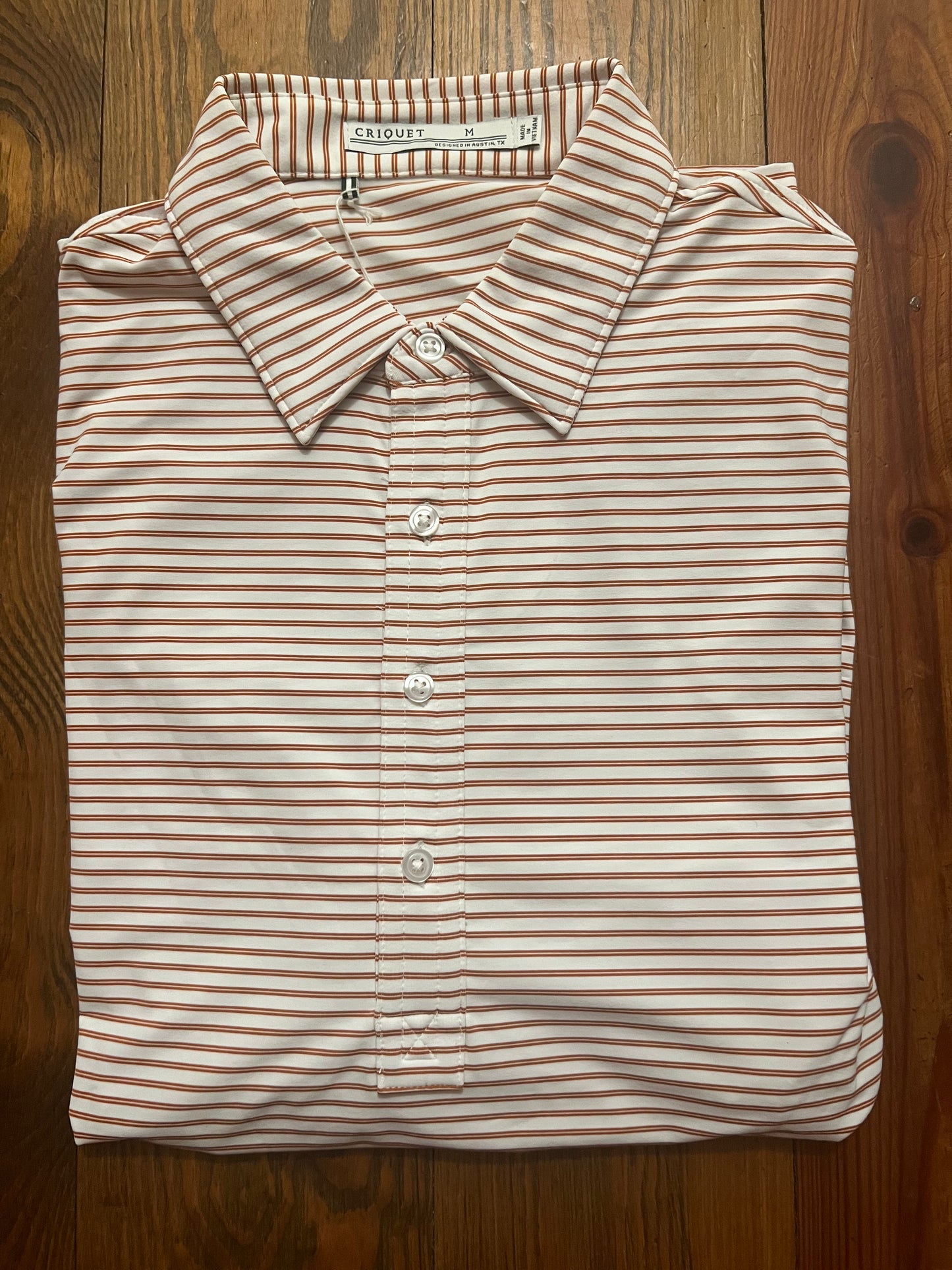 Red/White Stripe Polo